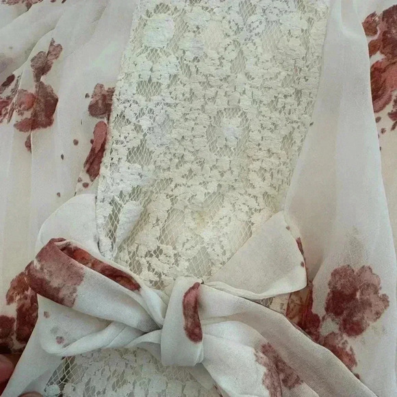 Free people pleated floral dress size M - Picture 12 of 13